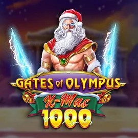 Slots logo of Gates of Olympus Xmas 1000 from Pragmatic Play at Fortune Casino