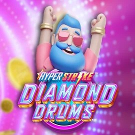 Hyper Strike Diamond Drums logo by Gameburger Studios at Fortune CasinoHyper Strike Diamond Drums
