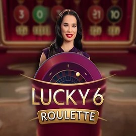 Lucky 6 Roulette slot logo by Pragmatic Play at Fortune Casino